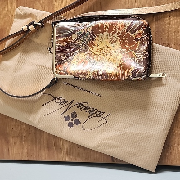 Patricia Nash Italian Pheasant Pertina Frame Crossbody Bag - Picture 6 of 7